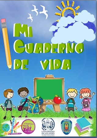 Portada cuaderno de vida Portada del libro dirigido a los niños