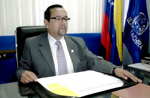 Profesor Alfonso Sánchez, Vicerrector-Decano de la ULA-Táchira
