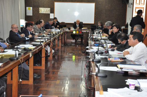 Consejo Universitario realizado el lunes 11 de marzo (Foto Ramón Pico)