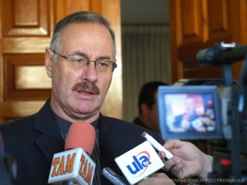 José María Andérez, secretario de la ULA (Foto Ramón Pico)
