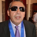 Rubén Eloy Reyes, poeta e investigador de la Universidad de Mérida de Yucatán (México), agradeció por tan significativo homenaje. (Fotografía: Lánder Altuve) 
