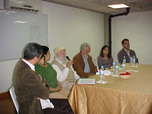 Panel del evento