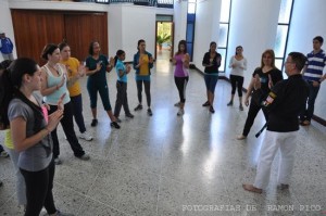 En las instalaciones de Apula se desarrollan este curso de defensa personal.  (Foto: Ramón Pico)