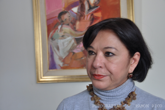 Profesora Nory Pereira Colls, decana de la Facultad de Arte. Foto: Ramón Pico. 