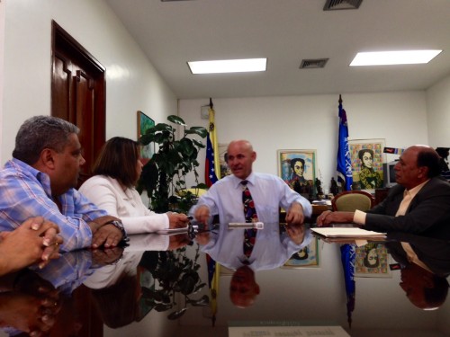 El encuentro tuvo lugar en el Despacho Rectoral