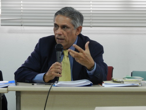 El profesor Alejandro Gutiérrez reconoció la labor del Petit Comité del Cdchta, así como del C.U. por el apoyo prestado en materia de financiamiento