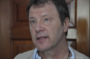 Walter Sánchez, jefe de la oficina del Acnur en San Cristóbal (Foto Ramón Pico)