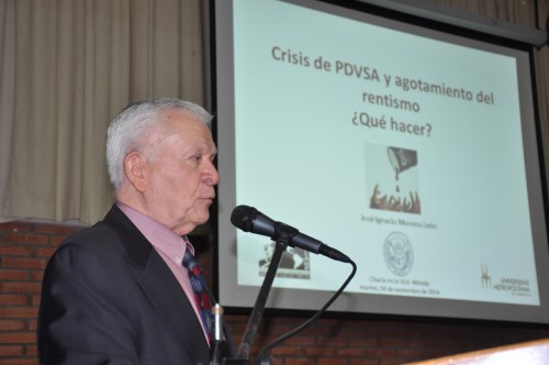 José Ignacio Moreno León, ex rector de la Universidad Metropolitana (Foto Ramón Pico)