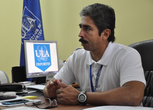 El Director de Deportes de la ULA destacó las potencialidades que tiene el Municipio Rangel en materia deportiva. (Foto: Ramón Pico)