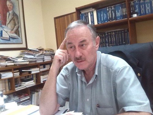 José María Andérez, secretario de la ULA (Foto Prensa ULA)